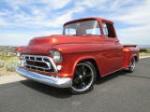 1957 CHEVROLET 3100 CUSTOM PICKUP - Front 3/4 - 177551
