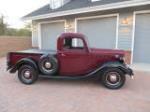 1936 FORD 1/2 TON CUSTOM PICKUP - Side Profile - 180827
