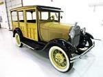 1930 FORD MODEL A WOODIE STATION WAGON - Front 3/4 - 181736