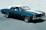 1972 CHEVROLET CHEVELLE SS 454 CONVERTIBLE - Front 3/4 - 184253