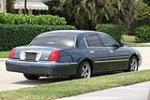 1998 LINCOLN TOWNCAR CUSTOM 4-DOOR SEDAN - Rear 3/4 - 184991