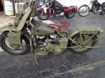 1942 HARLEY-DAVIDSON WLA MILITARY MOTORCYCLE - Front 3/4 - 185030
