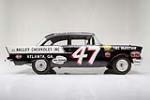 1957 CHEVROLET 150 RACE CAR "BLACK WIDOW" - Side Profile - 185733