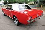 1965 FORD MUSTANG CONVERTIBLE - Rear 3/4 - 185867