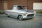 1957 CHEVROLET CUSTOM TRUCK "QUIKSILVER" - Front 3/4 - 185887