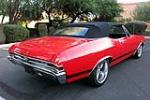 1968 CHEVROLET CHEVELLE MALIBU CONVERTIBLE - Rear 3/4 - 187297
