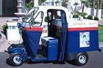 1957 CUSHMAN MAILSTER 3-WHEEL MAIL CAB - Side Profile - 188576