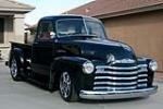 1950 CHEVROLET 3100 5-WINDOW CUSTOM PICKUP - Front 3/4 - 189068