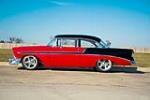 1956 CHEVROLET BEL AIR CUSTOM 2-DOOR POST - Side Profile - 189312