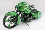 2010 HARLEY-DAVIDSON FLHX CUSTOM MOTORCYCLE - Front 3/4 - 189748