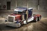 1992 PETERBILT 379 "TRANSFORMERS OPTIMUS PRIME" STUNT TRUCK - Front 3/4 - 190024