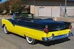 1956 FORD SUNLINER CONVERTIBLE - Rear 3/4 - 190038
