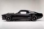 1967 FORD MUSTANG CUSTOM SUPERCHARGED FASTBACK "OBSIDIAN" - Side Profile - 194132