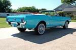 1965 FORD MUSTANG CONVERTIBLE - Rear 3/4 - 196154