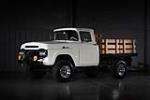 1959 FORD F-250 CUSTOM STAKE BED PICKUP - Front 3/4 - 198048
