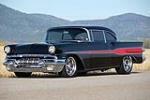 1957 PONTIAC CHIEFTAIN CUSTOM HARDTOP - Front 3/4 - 198192