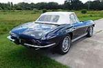 1963 CHEVROLET CORVETTE 327/340 CONVERTIBLE - Rear 3/4 - 198705