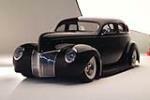 1940 FORD CUSTOM SEDAN - Front 3/4 - 200640