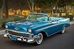 1956 CHEVROLET BEL AIR CONVERTIBLE - Front 3/4 - 201135