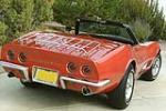 1968 CHEVROLET CORVETTE 327/350 CONVERTIBLE - Rear 3/4 - 201251