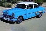 1954 CHEVROLET BEL AIR CUSTOM 2-DOOR POST - Front 3/4 - 201677