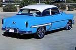 1954 CHEVROLET BEL AIR CUSTOM 2-DOOR POST - Rear 3/4 - 201677