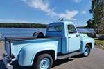 1955 FORD F-100 CUSTOM PICKUP - Rear 3/4 - 205837
