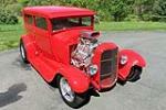 1928 FORD MODEL A CUSTOM SEDAN - Front 3/4 - 208120