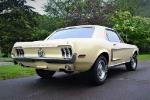 1968 FORD MUSTANG GT  - Rear 3/4 - 209334