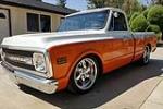 1970 CHEVROLET C10 CUSTOM PICKUP - Front 3/4 - 210628