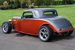 1933 FORD 3 WINDOW CUSTOM COUPE - Rear 3/4 - 212895
