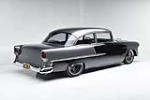 1955 CHEVROLET BEL AIR 2-DOOR POST CUSTOM COUPE "FIERCE FIFTY-FIVE" - Rear 3/4 - 221265
