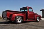 1956 FORD F-100 BIG-WINDOW CUSTOM PICKUP - Rear 3/4 - 221780