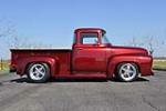 1956 FORD F-100 BIG-WINDOW CUSTOM PICKUP - Side Profile - 221780