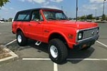 1972 CHEVROLET BLAZER K5 4X4 CUSTOM SUV - Front 3/4 - 222025