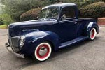 1940 FORD CUSTOM PICKUP - Front 3/4 - 222325