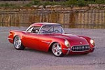 1954 CHEVROLET CORVETTE CUSTOM CONVERTIBLE "TRANSITIONS" - Front 3/4 - 222425
