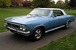 1966 CHEVROLET CHEVELLE SS 396 CONVERTIBLE - Front 3/4 - 222466