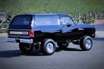 1988 DODGE RAMCHARGER 4X4 - Rear 3/4 - 222542