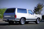 1990 DODGE RAMCHARGER - Rear 3/4 - 222595