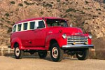 1951 CHEVROLET 3800 CUSTOM PANEL TRUCK - Front 3/4 - 222956