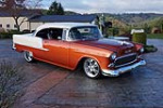 1955 CHEVROLET BEL AIR CUSTOM HARDTOP - Front 3/4 - 224055