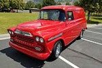 1959 CHEVROLET APACHE CUSTOM PANEL TRUCK - Front 3/4 - 224130