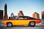 1968 PLYMOUTH BARRACUDA CUSTOM COUPE - Side Profile - 224739