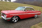 1961 CHEVROLET IMPALA CUSTOM BUBBLE TOP - Front 3/4 - 225096