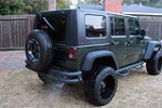 2007 JEEP WRANGLER UNLIMITED CUSTOM SUV - Rear 3/4 - 225208