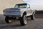 1968 CHEVROLET C10 CUSTOM PICKUP - Front 3/4 - 225798