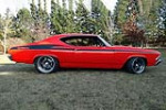 1969 CHEVROLET CHEVELLE CUSTOM COUPE - Side Profile - 225809