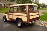1955 WILLYS OVERLAND 4X4 STATION WAGON - Rear 3/4 - 225980