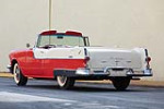 1955 PONTIAC STAR CHIEF CONVERTIBLE - Rear 3/4 - 230139